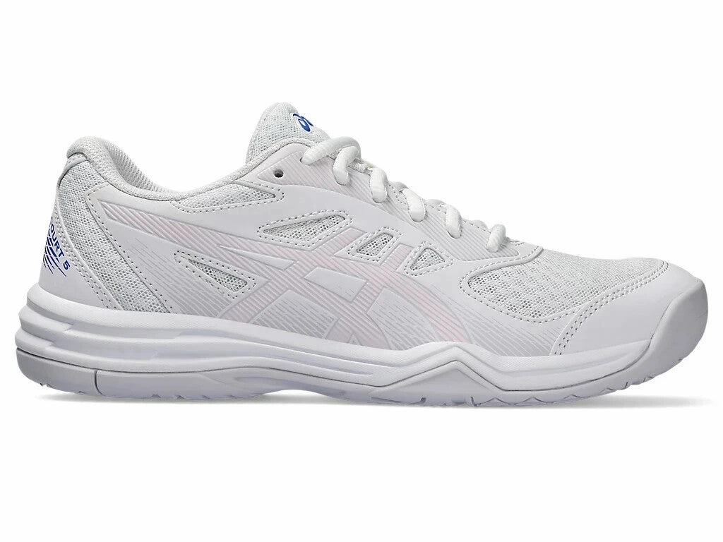 Asics Upcourt 5 1072A088-105 Sneaker Womens 11 White Cosmos Indoor Shoes EEE4056 Stretch Zones