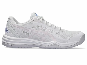 Asics Upcourt 5 1072A088-105 Sneaker Womens 11 White Cosmos Indoor Shoes EEE4056 Stretch Zones