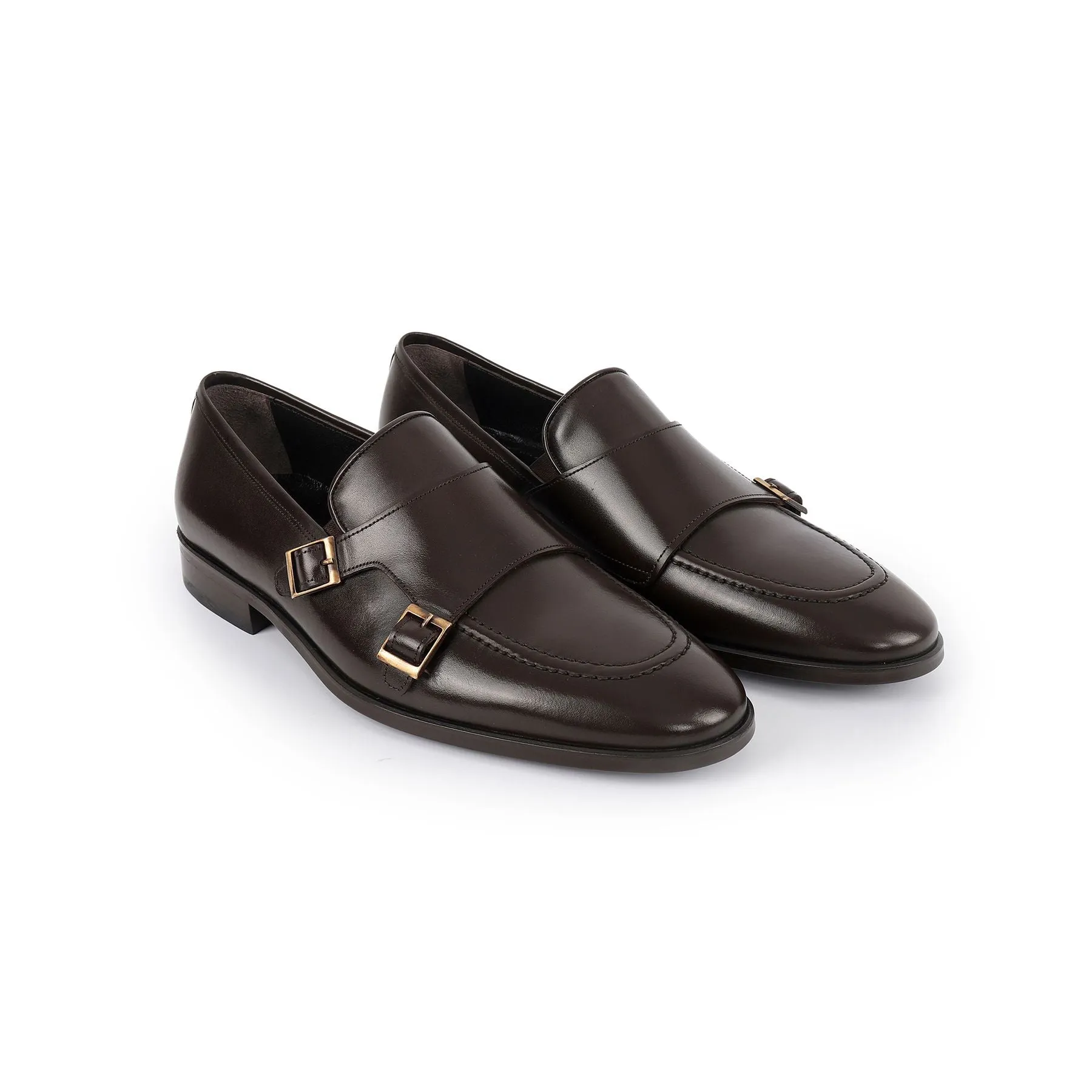 Bovina Double Monk Loafers Tailored Vibe