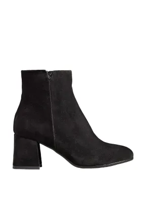 Nahla Ankle Boot In Black Low Heel gift pick
