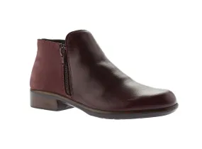 Women's Helm Ankle Boot In Bordeaux/ Violet Rugged And Durable