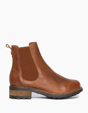 Waterproof Cold Climate Bridge Chelsea Boot In Cognac