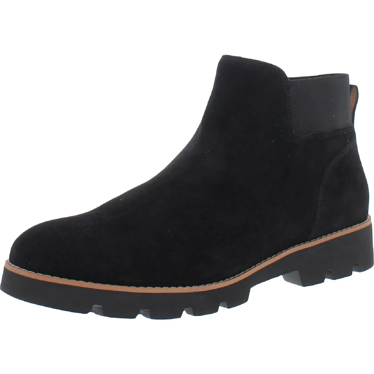 Comfortable Shank Active Wear Brionie Womens Suede Chelsea Boots