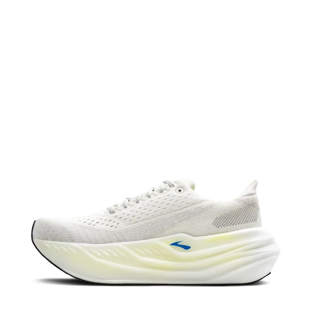 Impact Resistant Framework Brooks Men's Glycerin Max Sneaker in Grey/Black/Nightlife