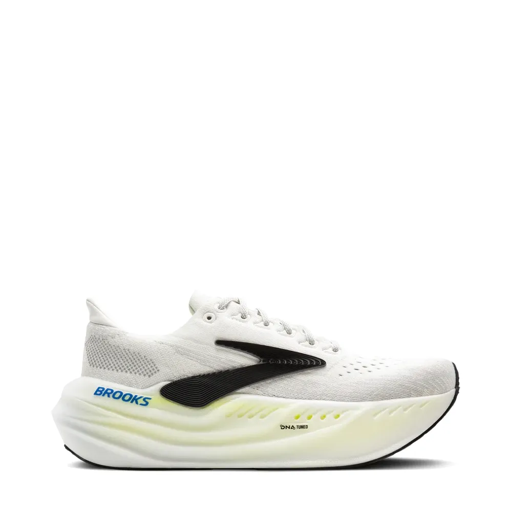 Brooks Men's Glycerin Max Sneaker in Grey/Black/Nightlife Smart Motion