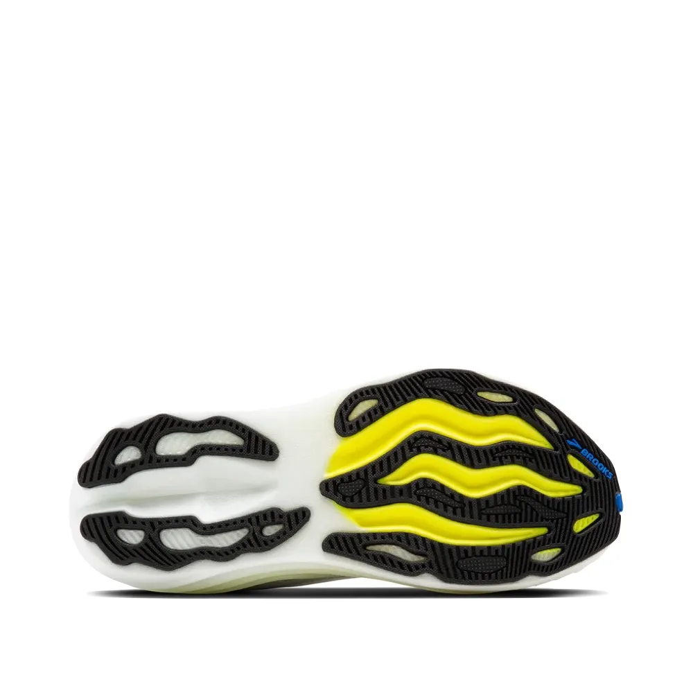 Brooks Men's Glycerin Max Sneaker in Grey/Black/Nightlife Anti Slip Heel