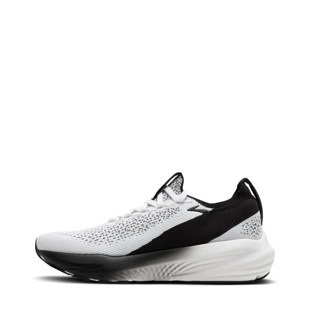 Brooks Men's Glycerin StealthFit 22 Sneaker in White/Grey/Black Everyday Support