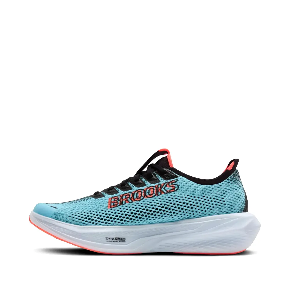 Comfortable Inner Lining Brooks Men's Hyperion 3 Sneaker in Atomizer/Black