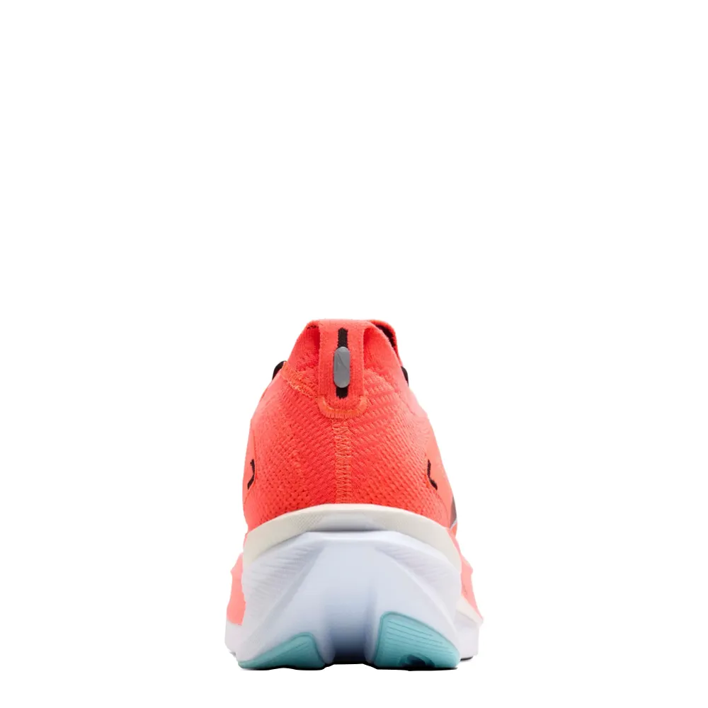 Brooks Men's Hyperion Max 3 Sneaker in Fiery Coral/Black Fit Ready Breathable surface