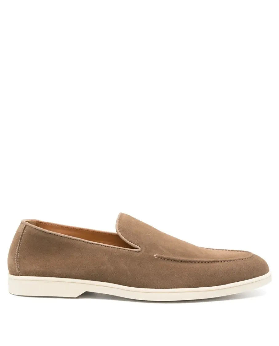 Brown Suede Moccasins Lightweight Cushion Comfy Wear