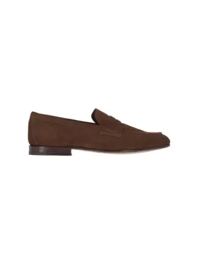 Ultra Soft Brown Suede Slip-On Moccasins