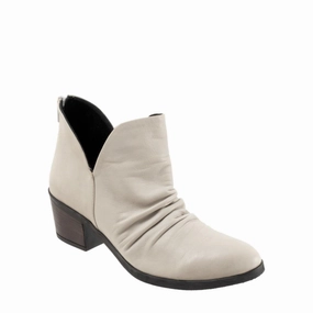 Bueno Women's Cori Rouched Leather Dress Boot in Tusk Winter Ready Guest Look