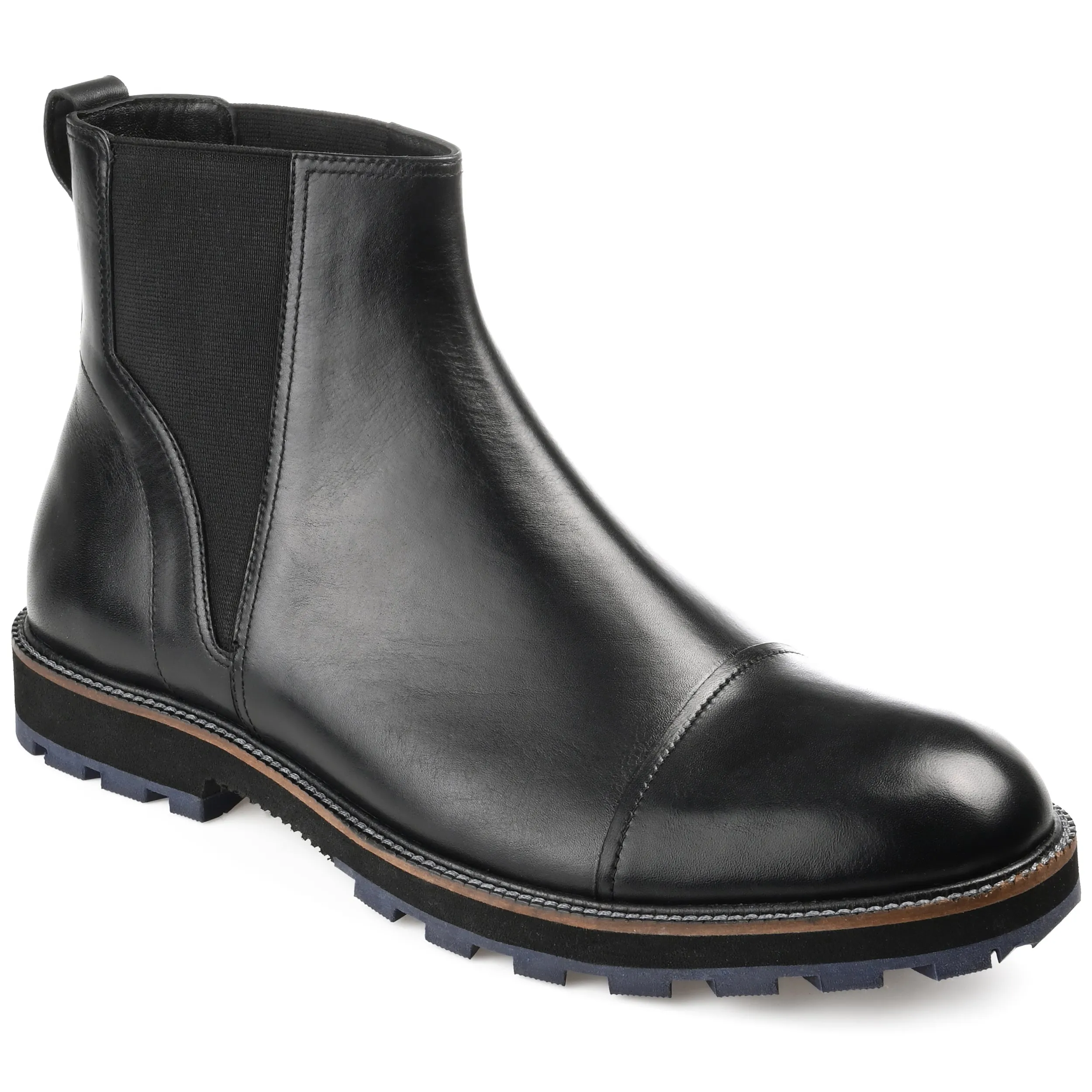 Thomas & Vine Jaylon Cap Toe Chelsea Boot Low Profile Cold Climate