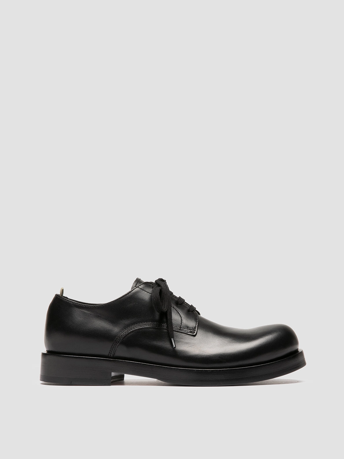 BULLA 001 - Black Leather Derby Shoes Fashion Shift