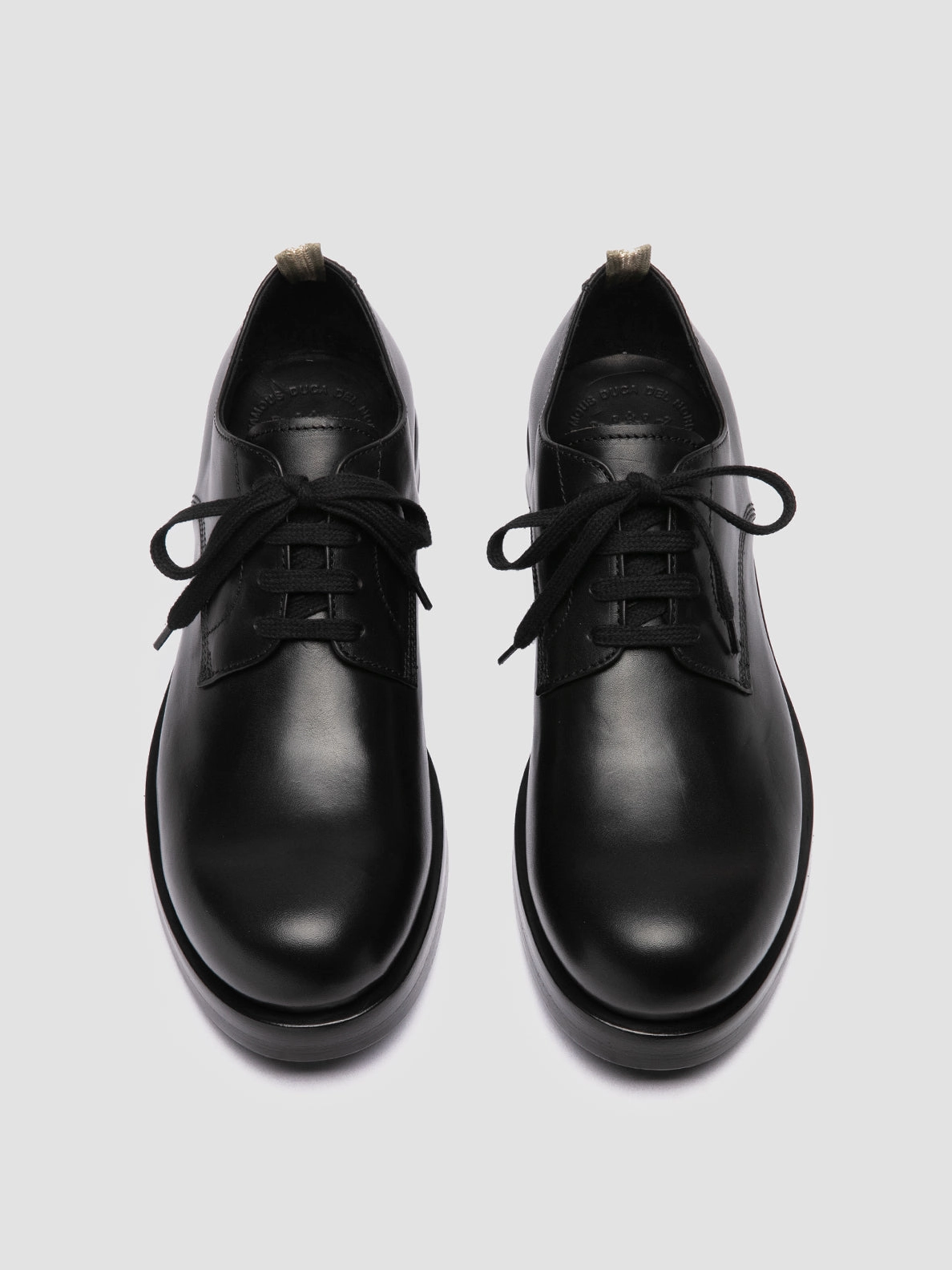 BULLA 001 - Black Leather Derby Shoes Casual Shoes Always Ready