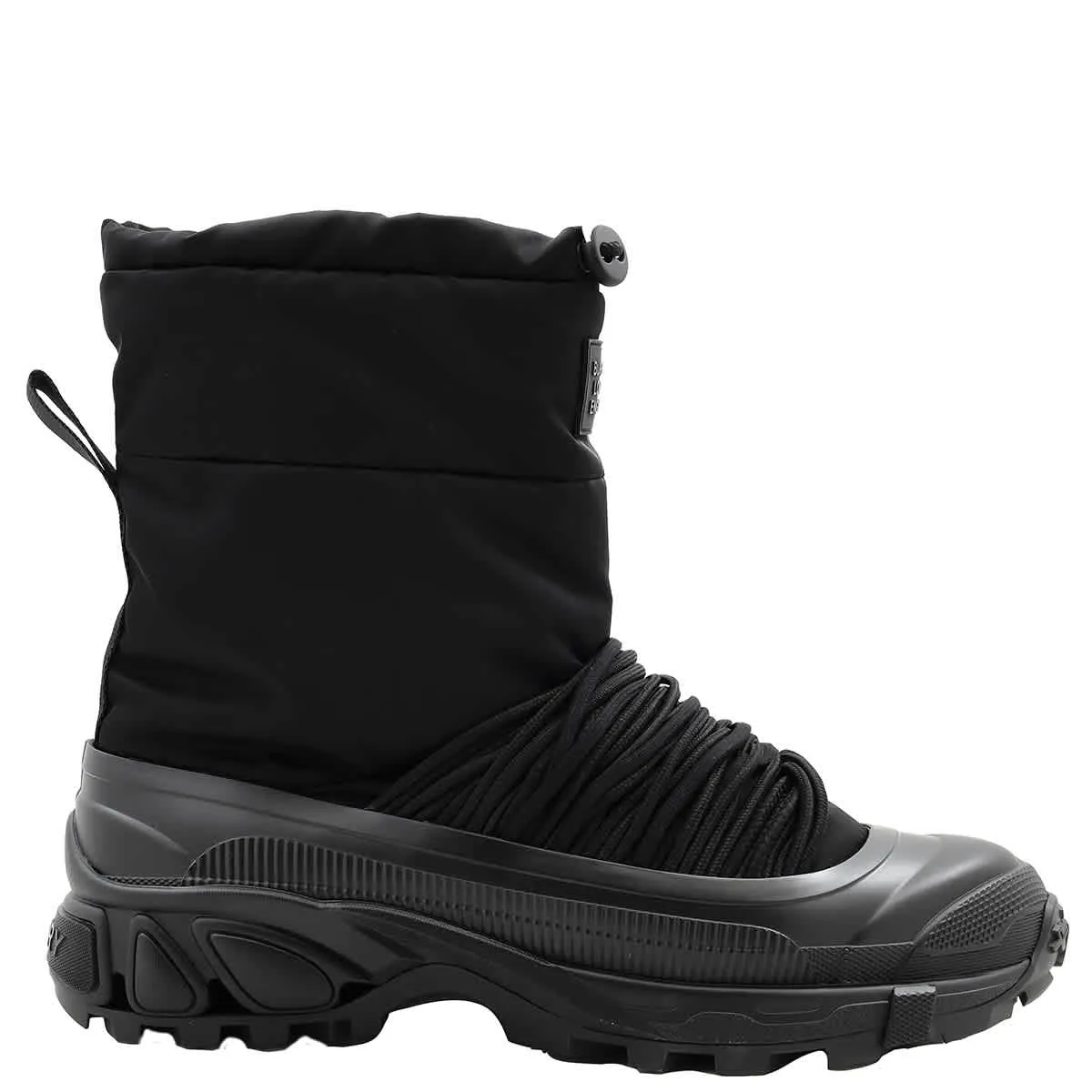 Comfortable Stability Fresh Style Burberry Embossed Logo Puffy Ankle Boots