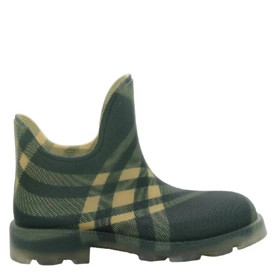 Burberry Marsh Check Ankle Rainboots Seamless Feel