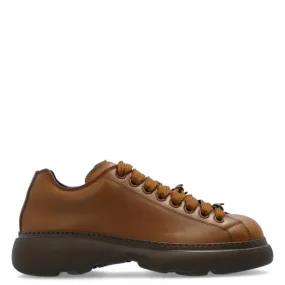 Seamless Style Burberry Ranger Leather Sneakers