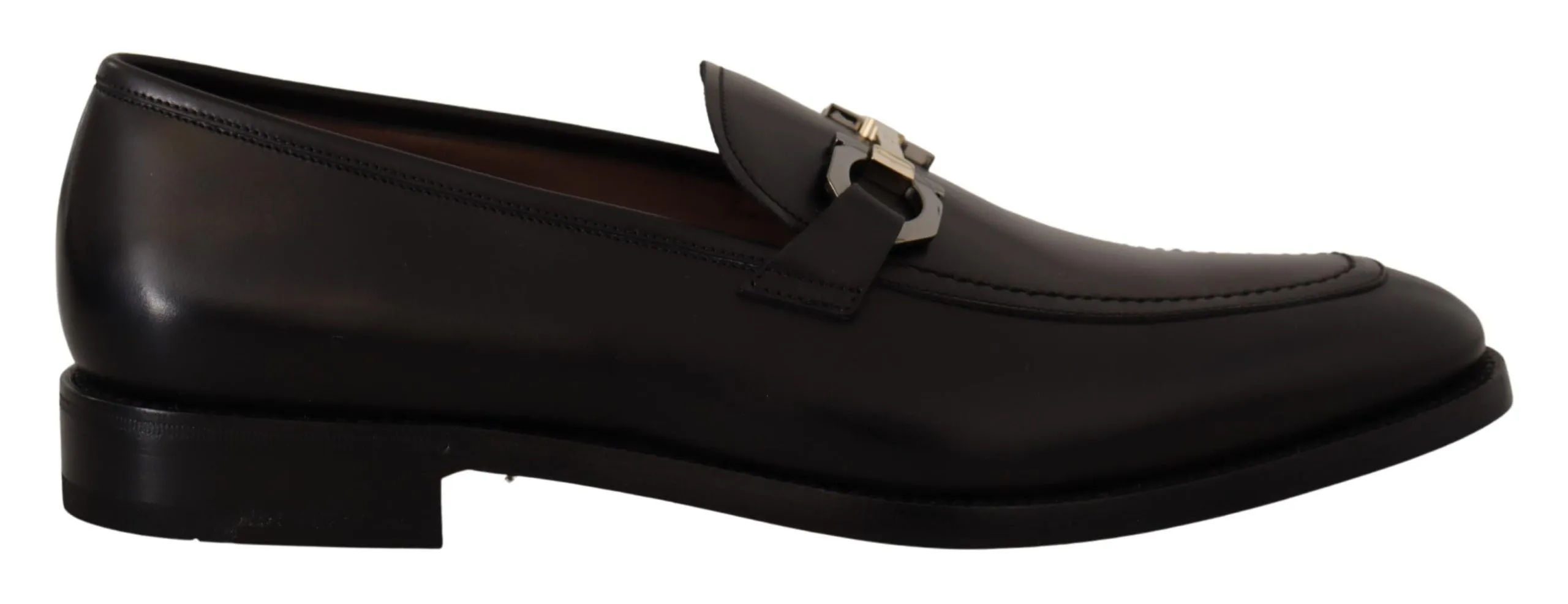 Walking Routine Salvatore Ferragamo Suave  Leather Gancio Bit Men's Loafers