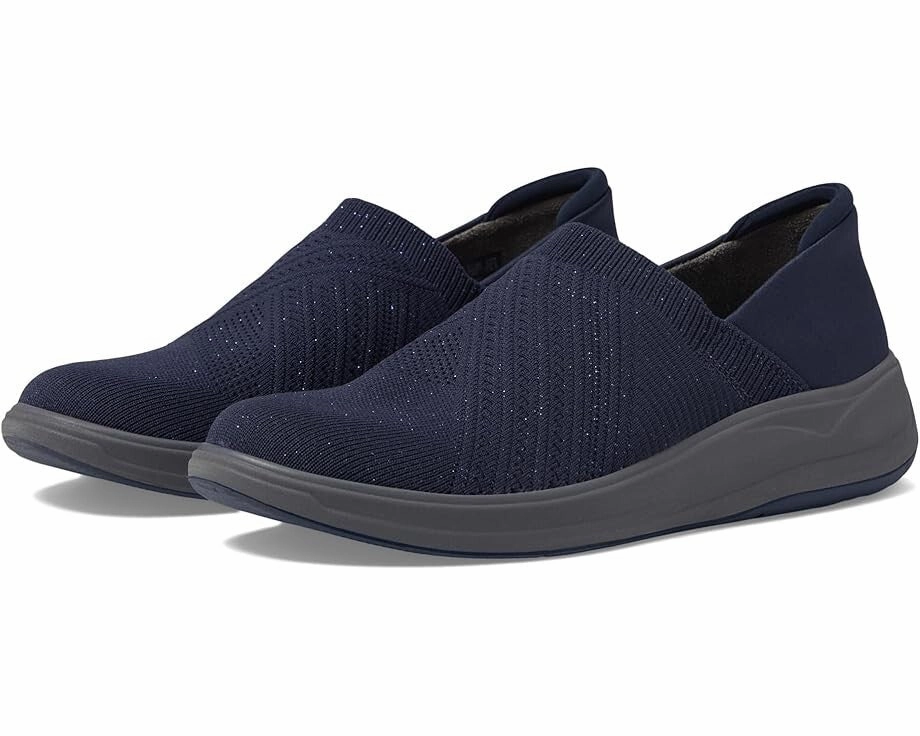 Bzees Triumph Sneakers Women's Blue Memory Foam Slip On Casual Shoes RHS4922 expert running shoes