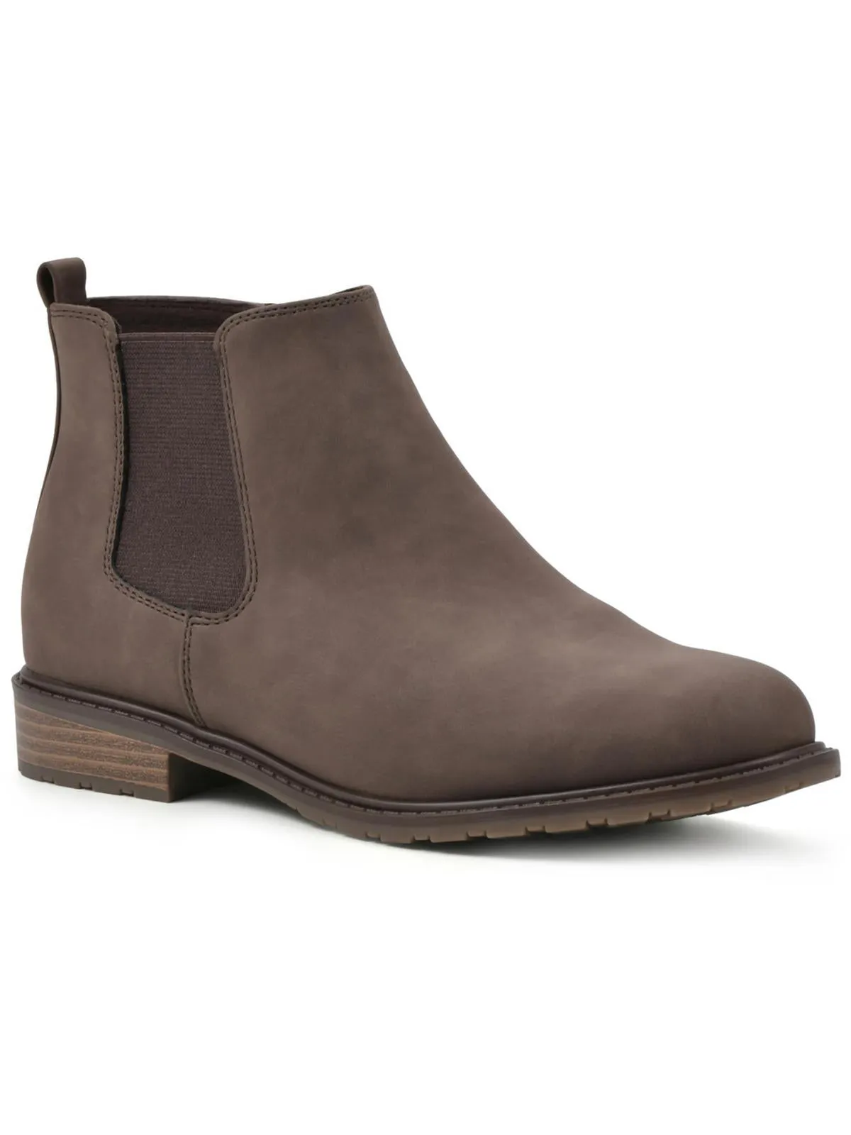 Caching Womens Faux Leather Ankle Booties Durable Shell Urban Traveler