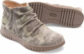 Calla Bootie In Olive Low Profile Night Travel