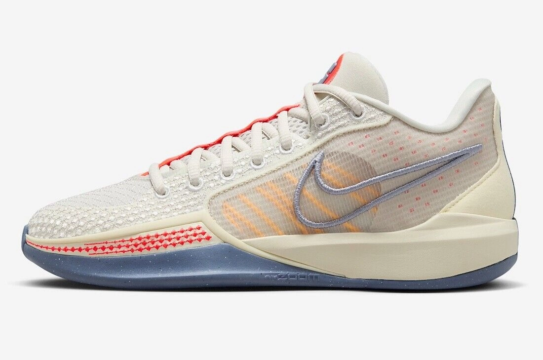 solo running Invisible Stitchcraft Nike Sabrina 1 FQ3381-002 Sneakers Women's Light Bone Basketball Shoes TF5620 (Beige,6.5)