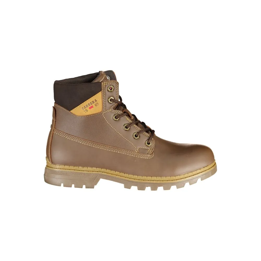 Outdoor Tough Carrera Chic Lace-Up Boots with Contrasting Men's Details