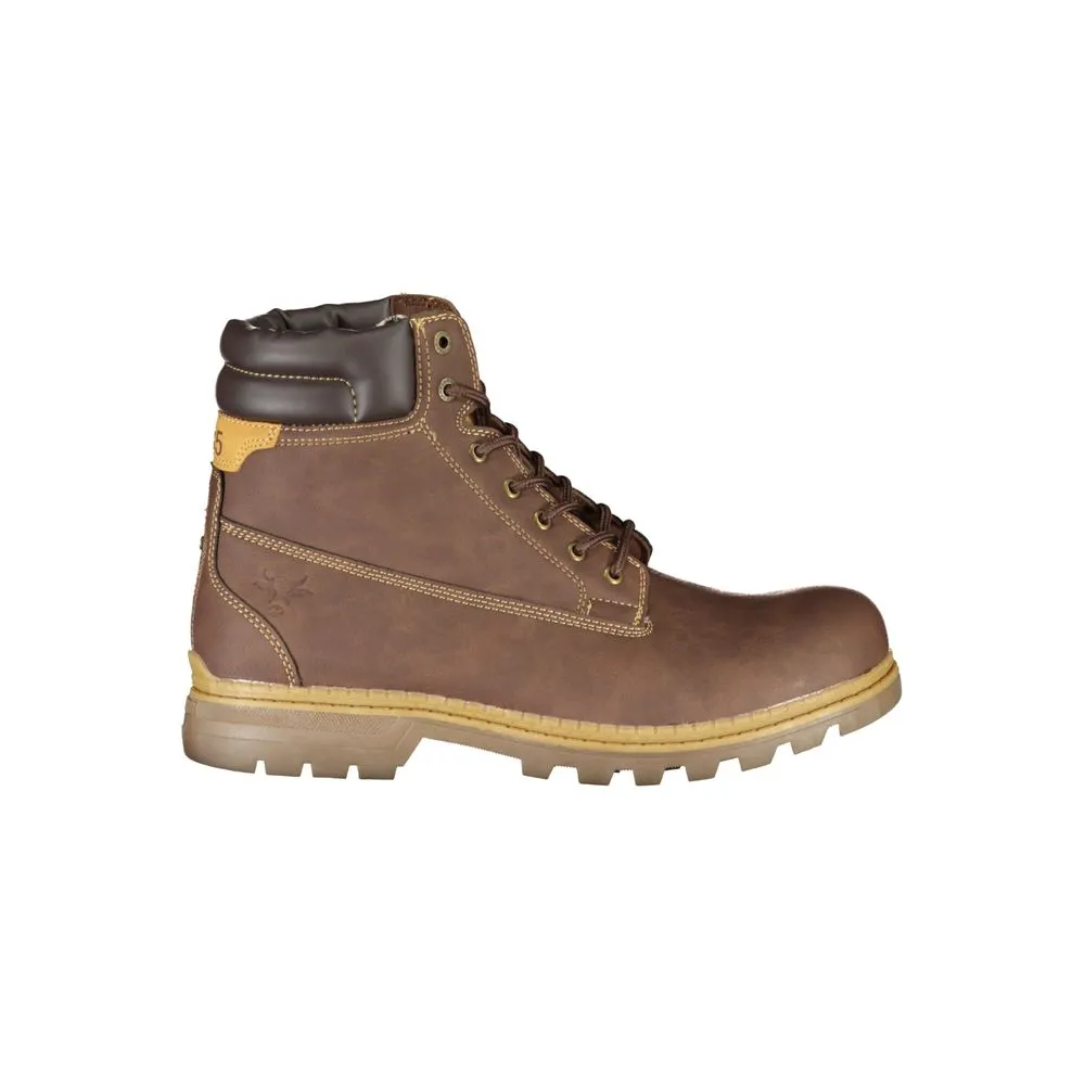 Carrera Elegant  Lace-Up Boots with Contrast Men's Detail Grippy Outsole Snowy Path