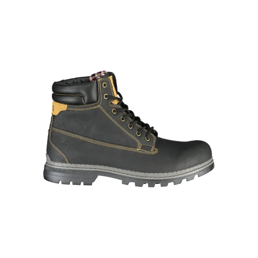 Feather Light Rough Trail Hiker Carrera Sleek Lace-Up Boots with Contrast Men's Accents