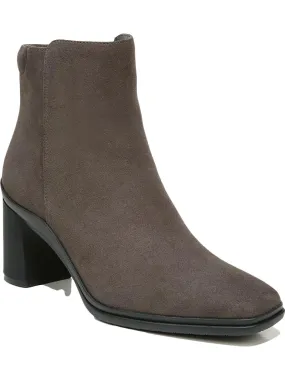 Slip-Resistant Sole AVERY Womens Padded Insole Block Heel Ankle Boots