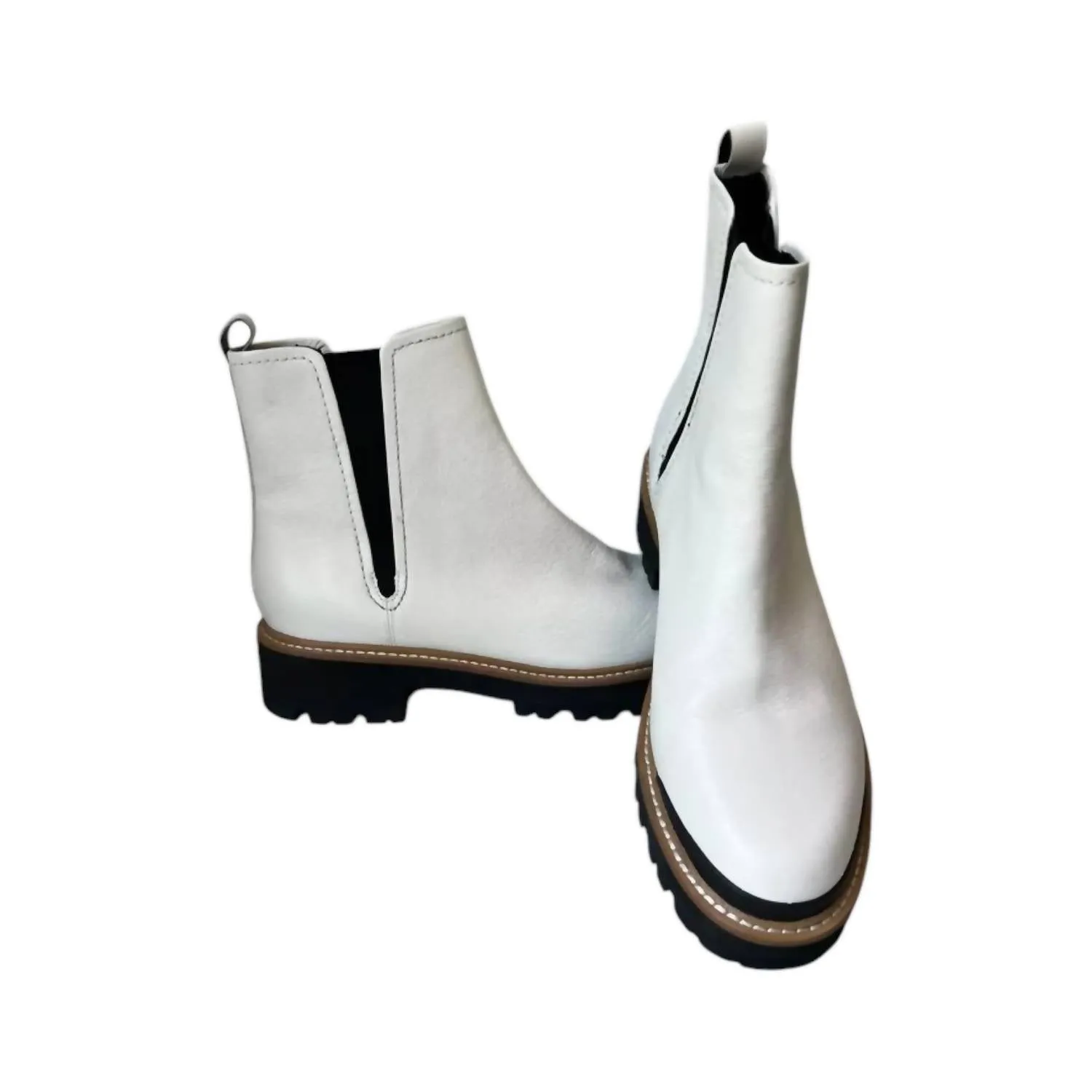 Versatile Look Easy Entry Women's Ilora Ivory Boot In Ivory 150