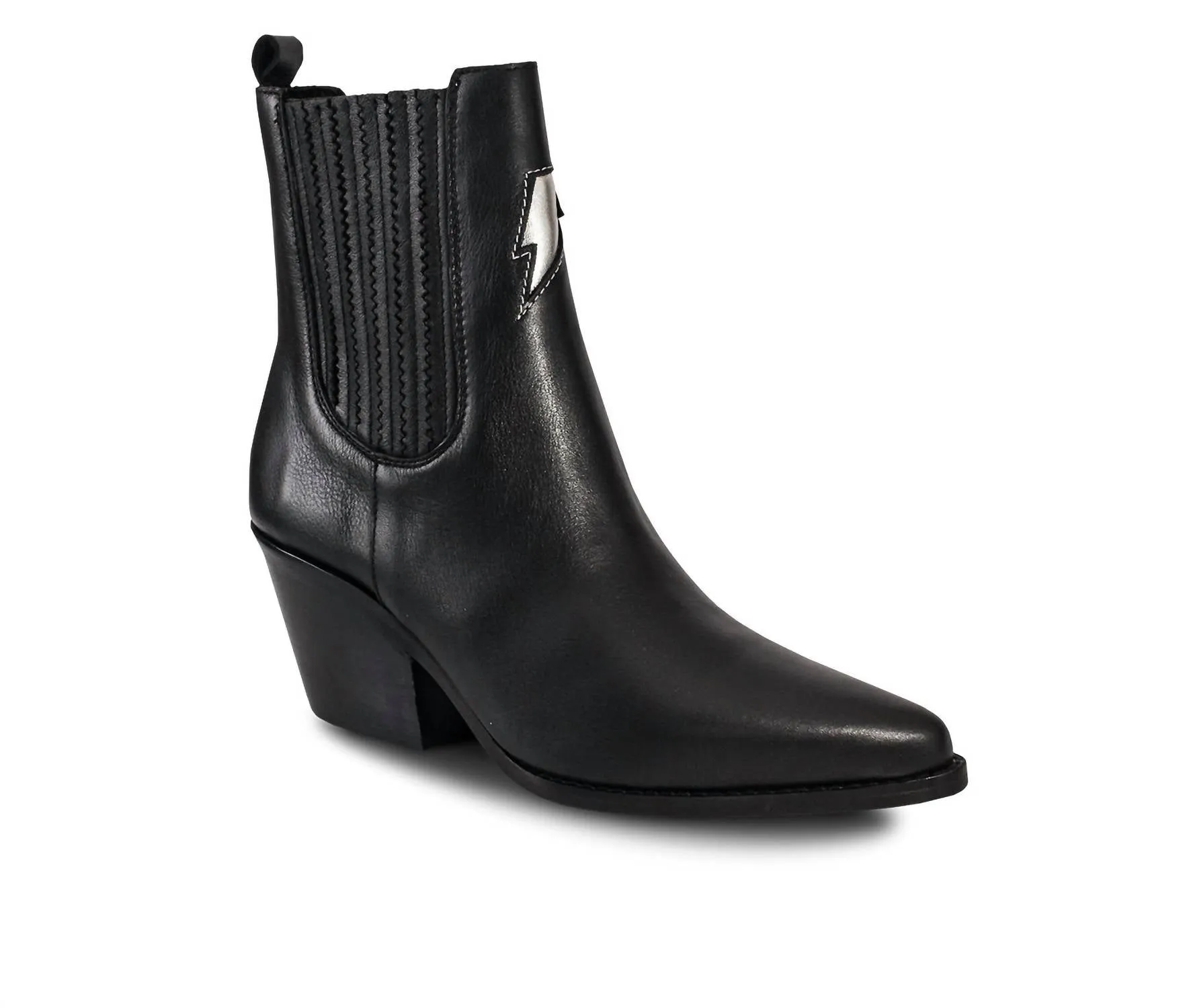 Weekend Ready Women's Premium Leather Ankle Lyra Boots In Black