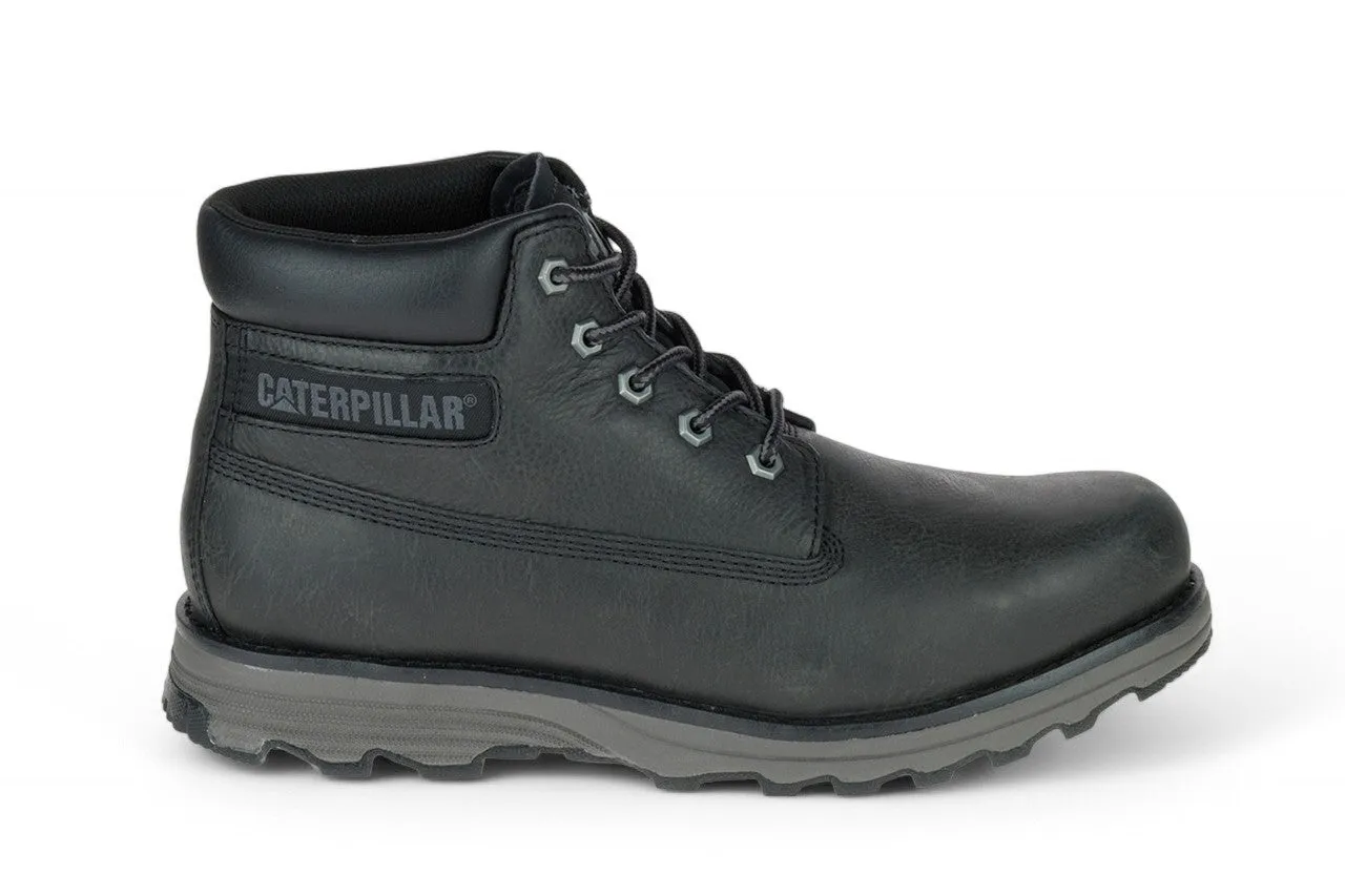 Caterpillar Men's Founder Brown Leather Everyday Ankle Boots Lace Up Style