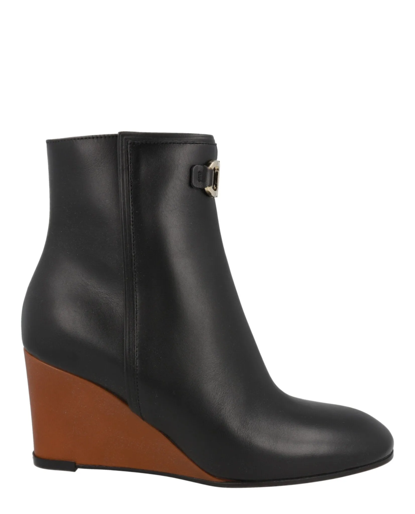 Mud Ground Catuja Leather Wedge Booties