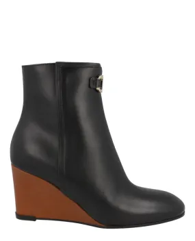 Ultimate Comfort Catuja Leather Wedge Booties