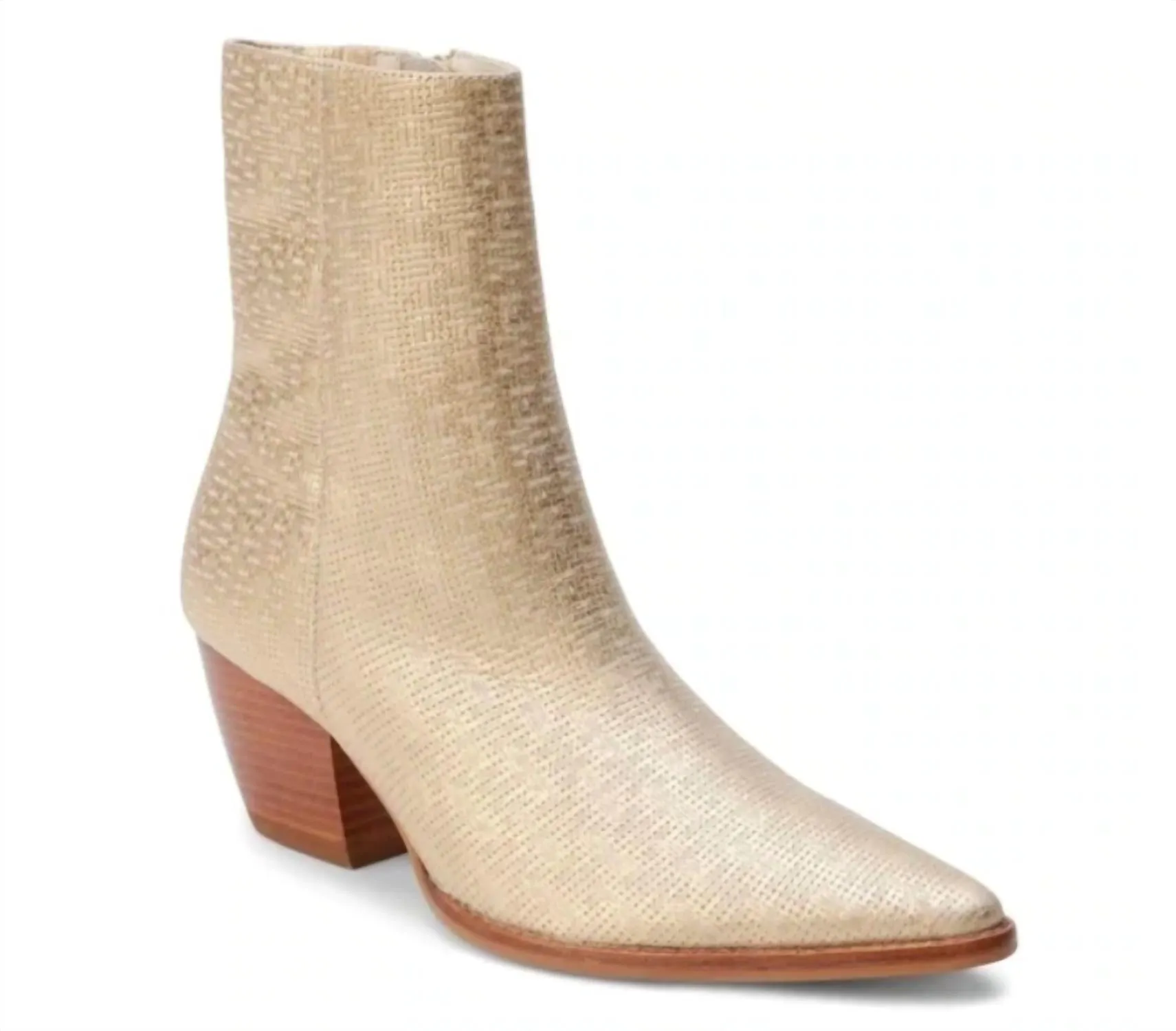 Protective Finish Weather Resistant User Caty Boot In Gold Weave