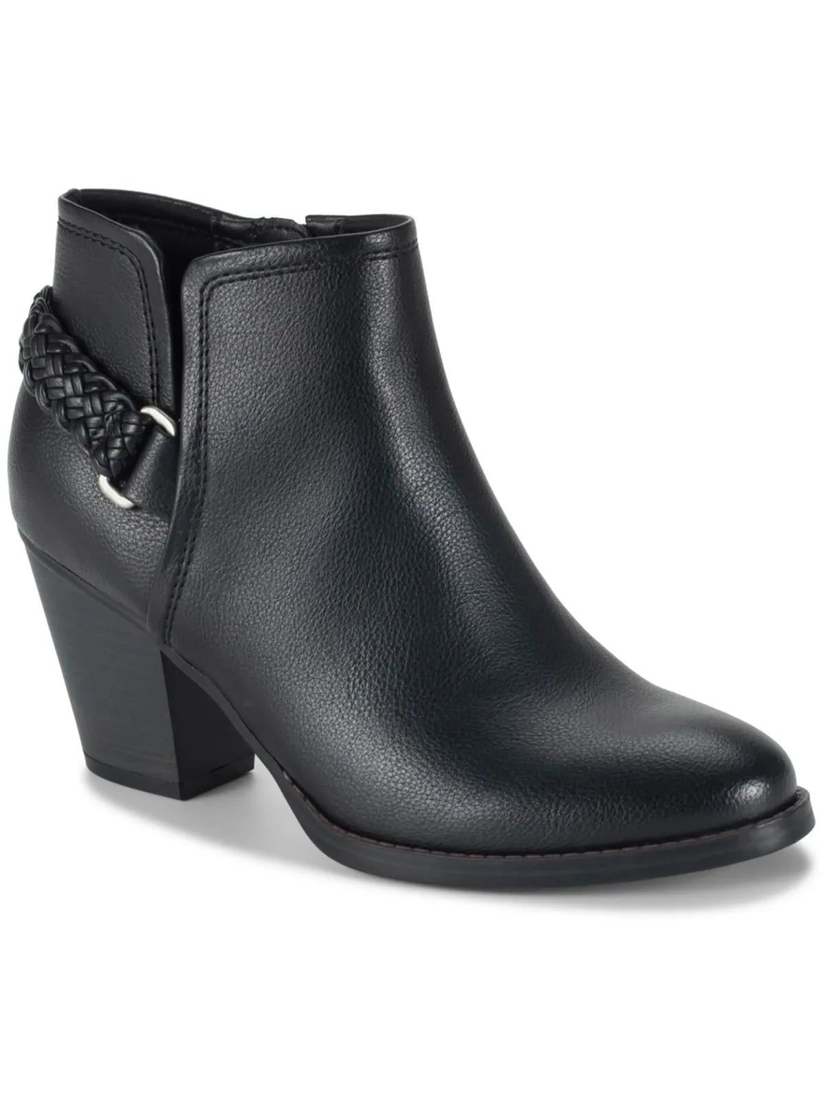 High   Performance Sleek Style Charlotte Womens Faux Leather Ankle Booties
