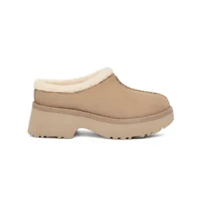 Secure Lace System UGG? - Women's New Heights Cozy Clogs (1162510-DRI)