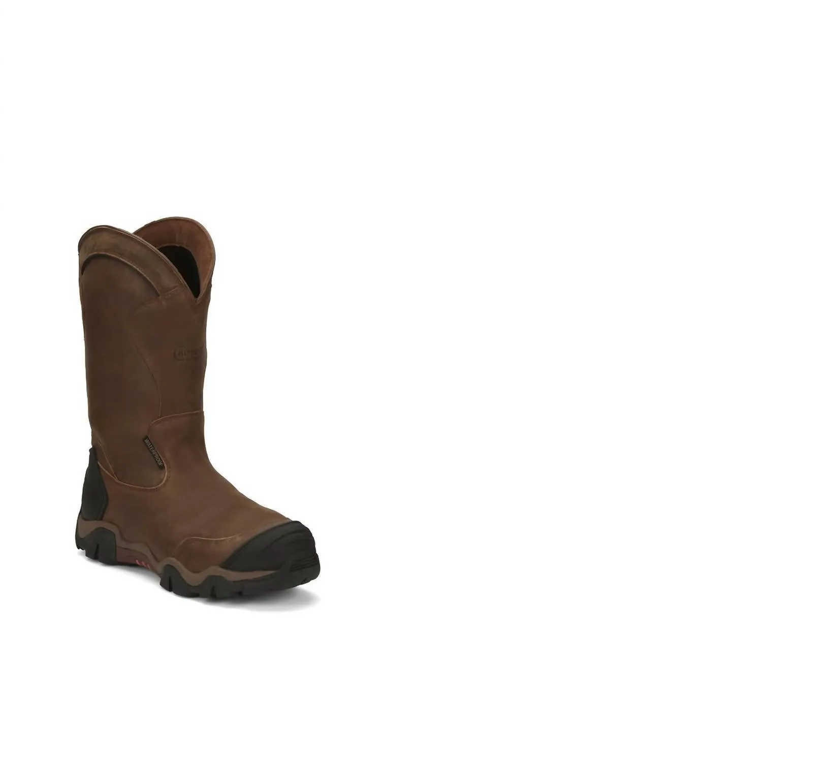 Shock Absorbing Chippewa Men's Cross Terrain 12" Brown Waterproof Nano Composite Toe