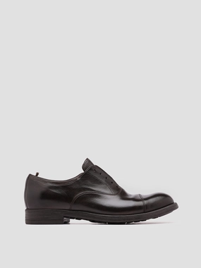 Workplace Balance Fashionable Fit CHRONICLE 003 - Dark Brown Leather Oxford Shoes