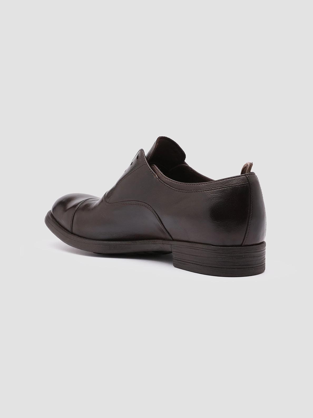 quick dry CHRONICLE 003 - Dark Brown Leather Oxford Shoes