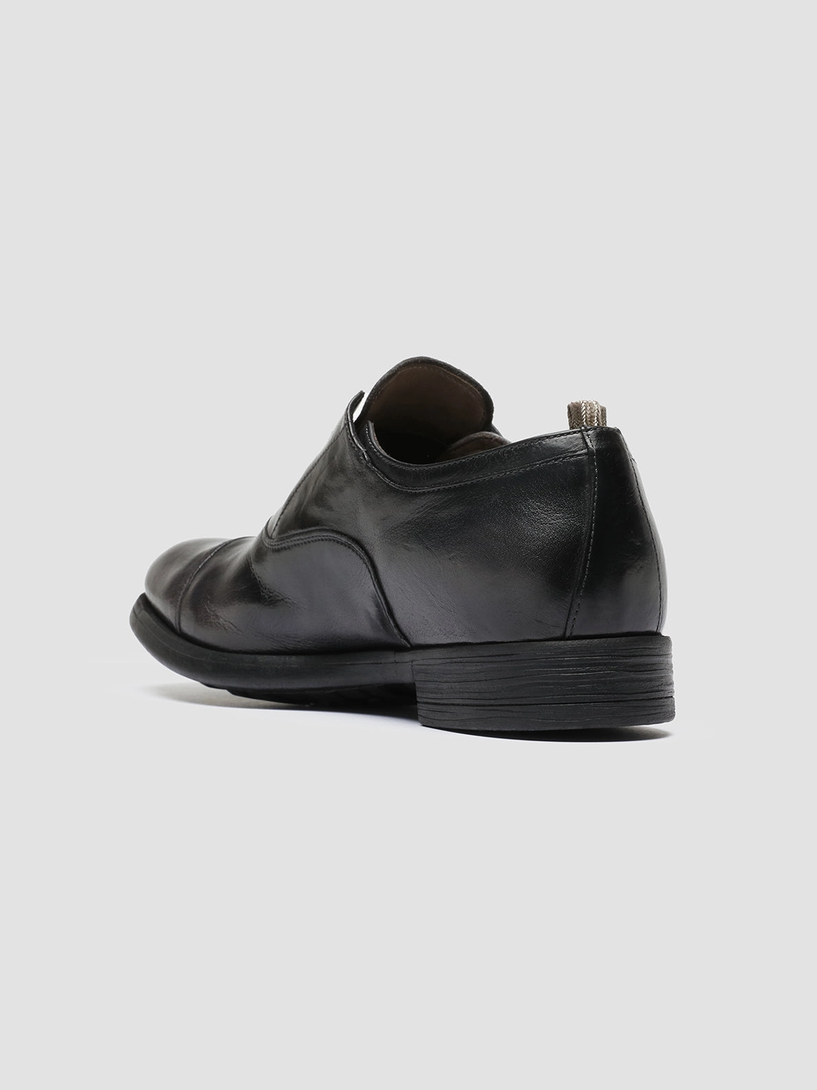 CHRONICLE 003 - Dark Grey Leather Oxford Shoes Urban Daywear