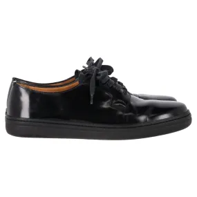 Church's Padfield Polished Derby Shoes in Black Leather Air Cushion Comfort Glide Fit