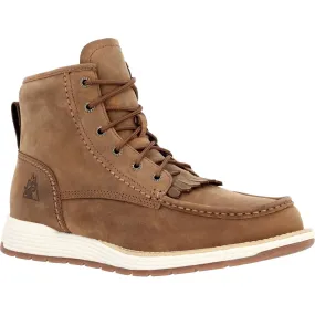Rocky Farmstead RKW0397 Men's Brown Leather (EH) Safety Toe Work Boots Rock58 (Brown,9 (Men's)) Insulated Morning Walk