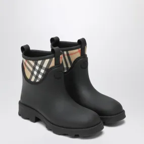 Burberry Men's Marsh Stamp Rubber Ankle Boots Eco Friendly Tannery Ski Enthusiast