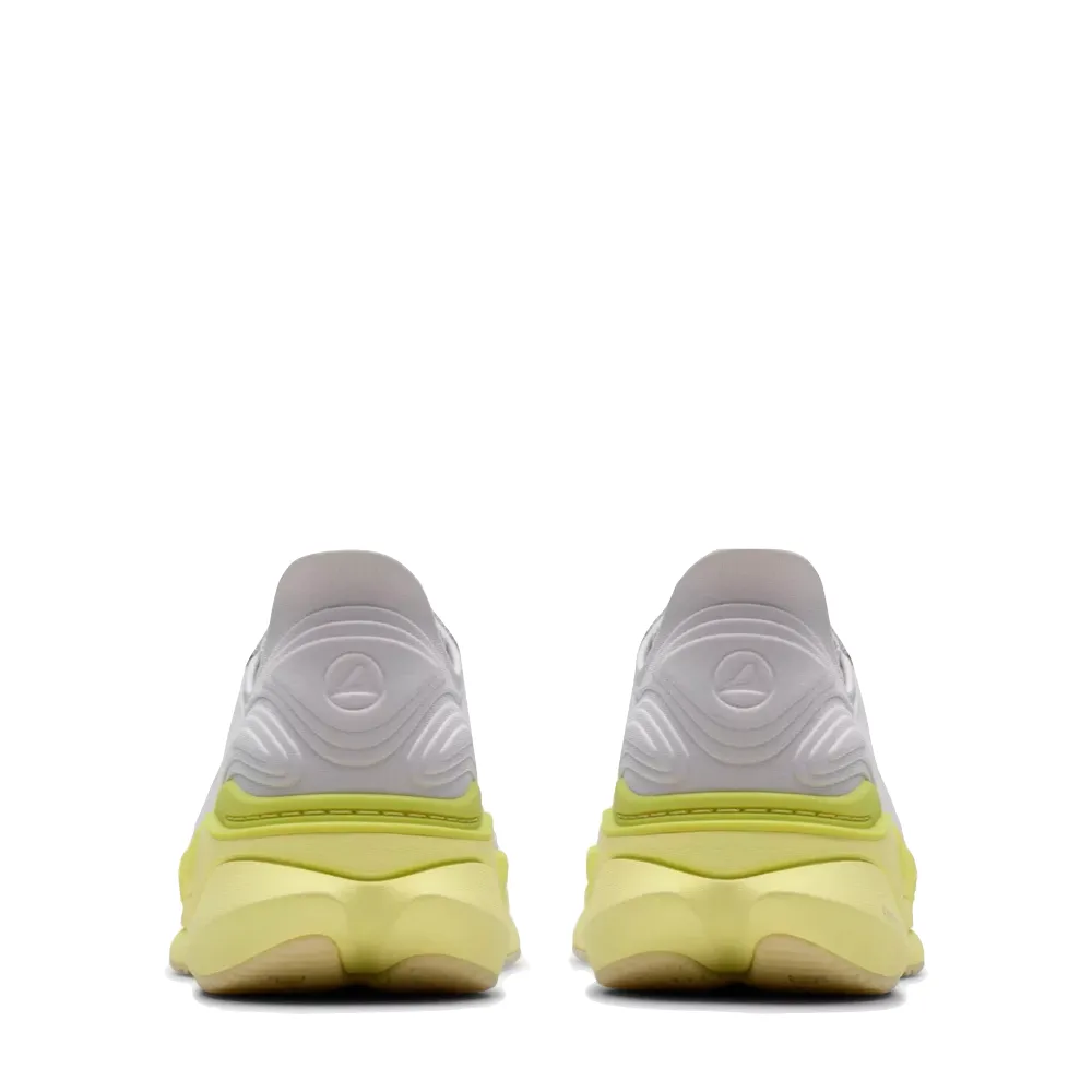 Chic Flair Vegan Material Clarks Men's Pace Sneaker in Lime Combination