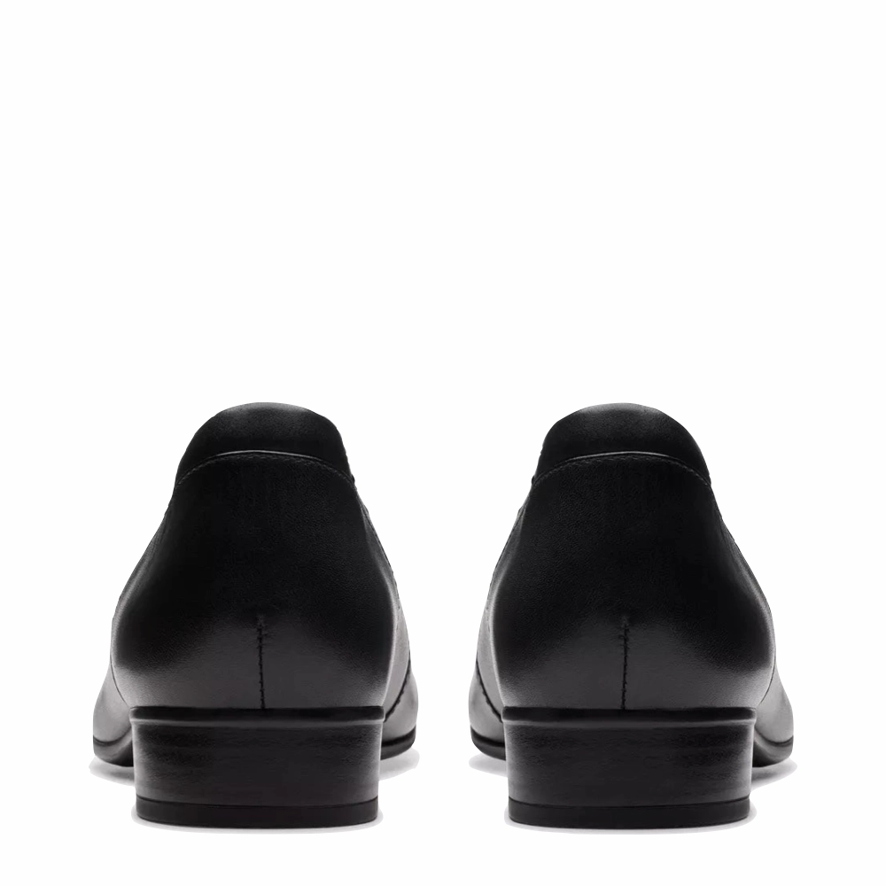 Clarks Women's Krystine May Leather Pump in Black Nordic Line