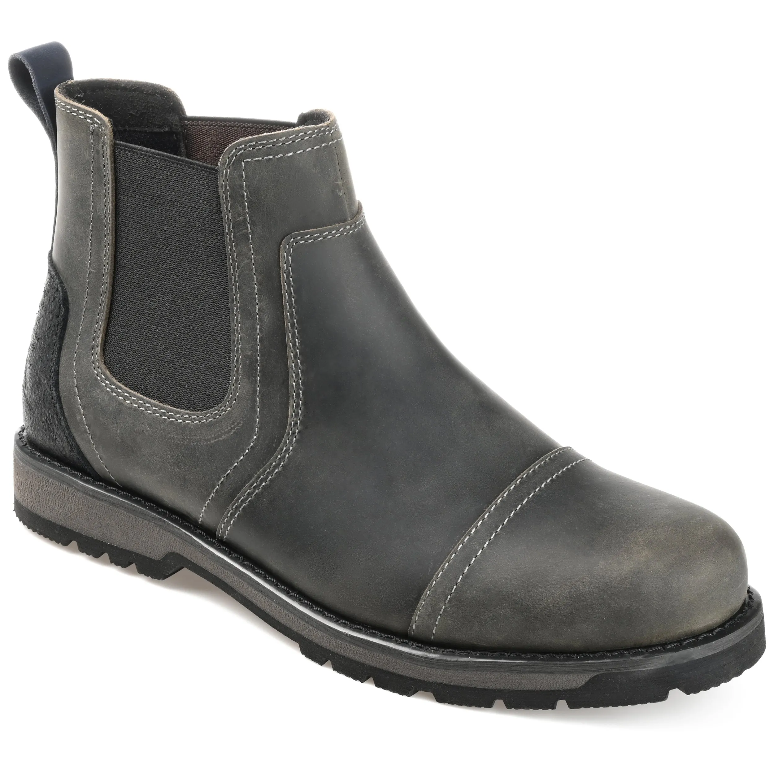Anti-Friction Ergonomic Toe Box Territory Holloway Cap Toe Chelsea Boot