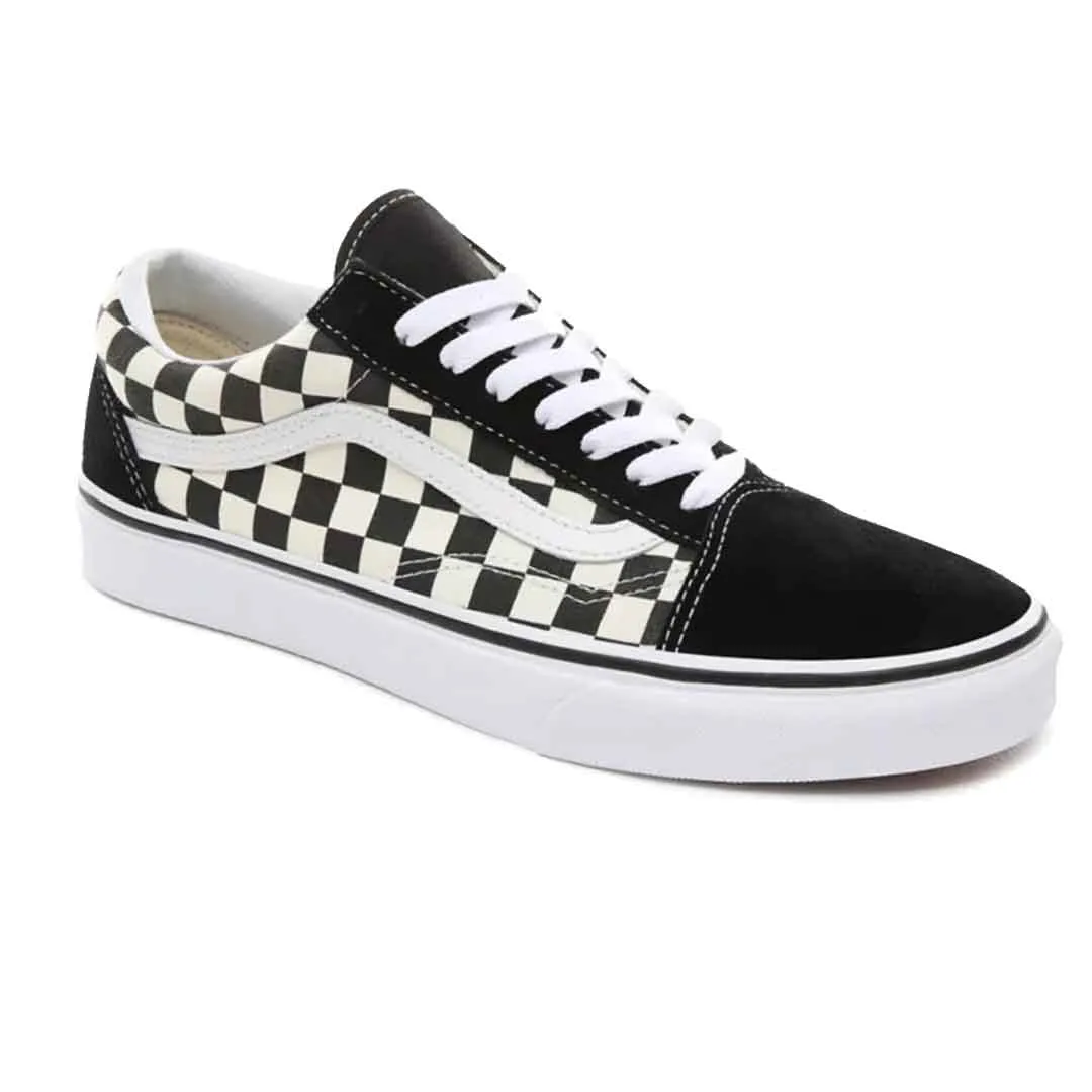 Dynamic Lacing System Vans - Unisex Primary Check Old Skool Shoes (38G1P0S)